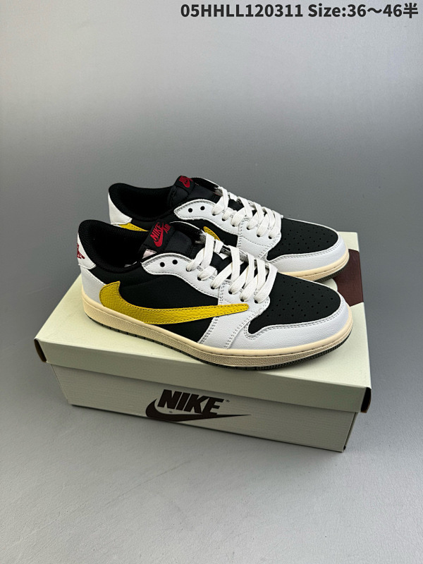 150 Travis Scott x Air Jordan 1 Low 低帮 白05HHLL120311 Size:3646半货号DM7866-982