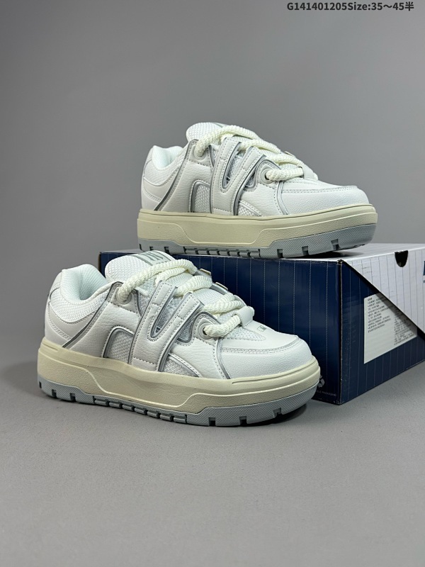 14035.5-45半 MLB Chunky Liner Basic 人气单品学长鞋系列轻量增高厚底百搭休闲运动板鞋款号3ASXCLB4N50WHS