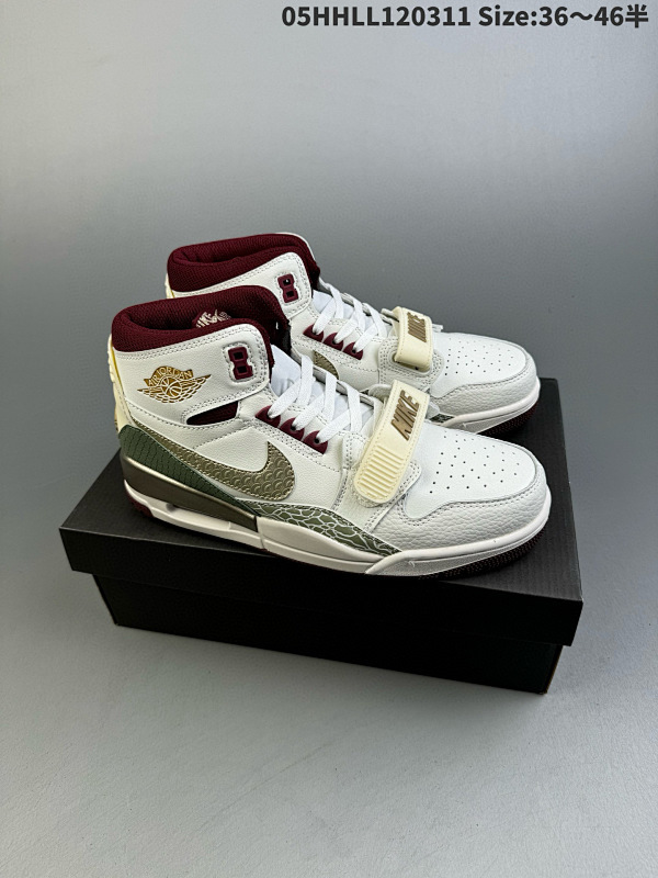 150 Air Jordan Legacy 312 高帮 龙年限定白绿 05HHLL120311 Size:3646半货号FZ5047-120