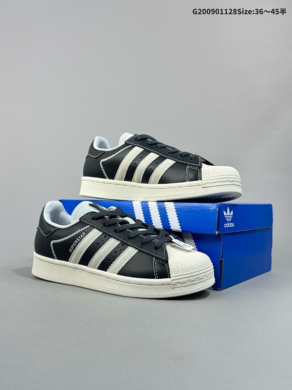 9036-45半 真标阿迪达斯Adidas三叶草 Originals Superstar贝壳头系列低帮经典百搭休闲运动板鞋 货号:IF1780
