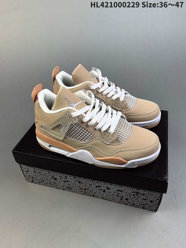 100 Nike Air Jordan 4 Retro OGFire Red迈克尔乔丹AJ4代中帮复古休闲运动文化篮球鞋 货号AQ9129-001 ID:HL421000229 Size:36