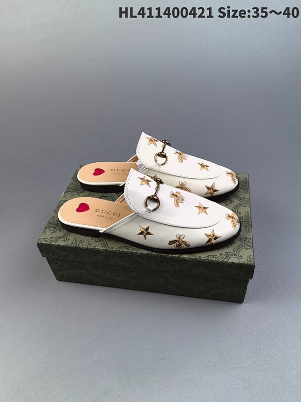 140  GUCCI 轻奢单品 古奇半托众多钻石级明星网红上脚 历年长青爆款 两用可穿可踩踏 海HL411400421 Size:3540