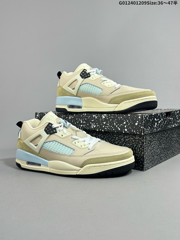24036-47.5半 PSG x Air Jordan 3.5 Spizike Low "Arctic Orange" 低帮 米蓝色货号HQ3439-101