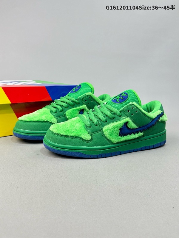 12036-45半 Grateful Dead x Nike SB Dunk Low Green Bear跳舞小熊货号CJ5378-500