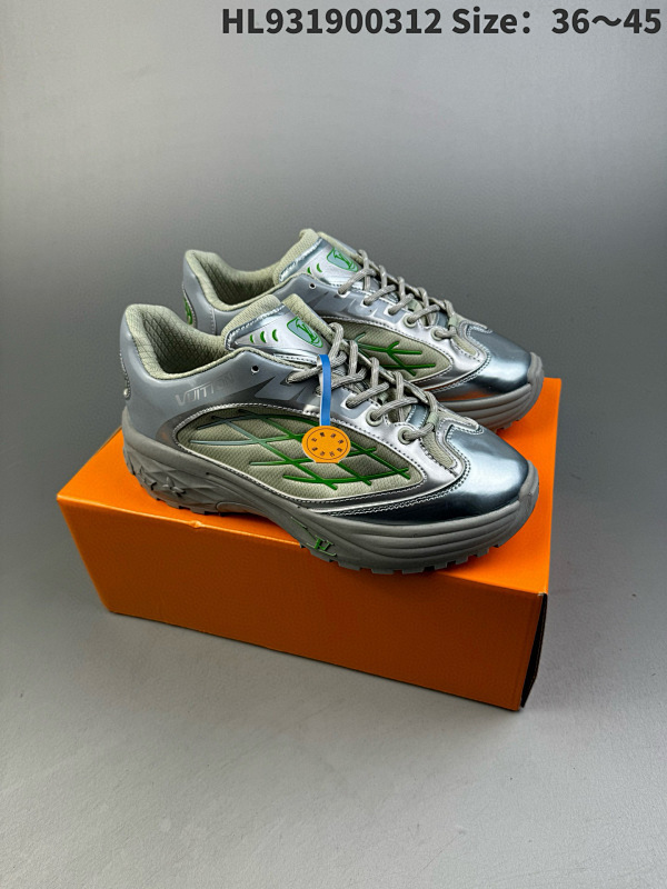 190 全新LV路易威登Louis Vuitton Trainer Sneaker Low休闲运动文化百搭板鞋  ID: HL931900312 Size3645