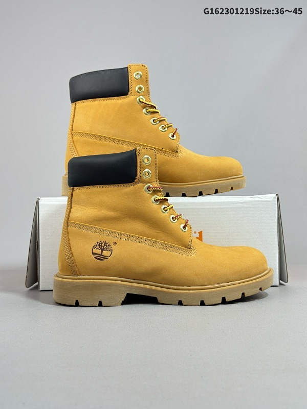 23036-45 头层Timberland添柏岚/天伯伦大黄靴 高帮靴 马丁靴 户外休闲潮流系列 搭配防臭防腐真皮乳胶鞋垫