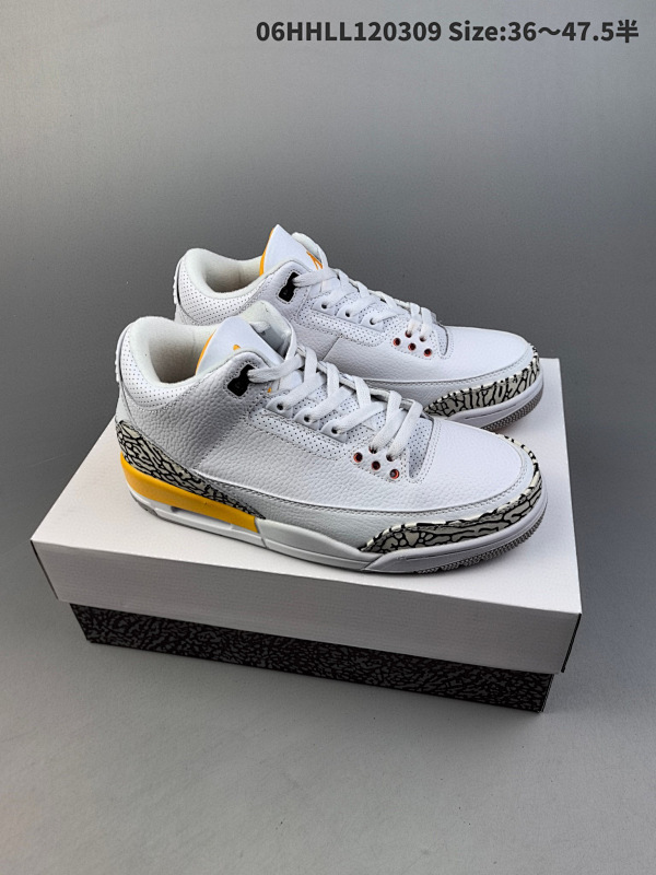 160头层带半码 Air Jordan 3 Retro "Laser06HHLL120309 Size:3647.5半货号CK9246-108
