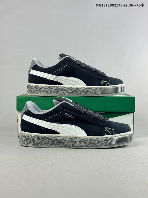 12036-45半 公司级Puma Suede XL复古单品 彪马 防滑耐磨低帮德训板鞋 货号:397726-01