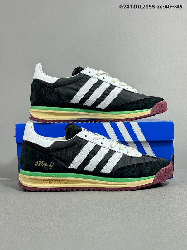 12040-45  真标阿迪达斯Adidas SL 72 RS 三叶草复古休闲跑步鞋休闲运动鞋 货号:IG2132