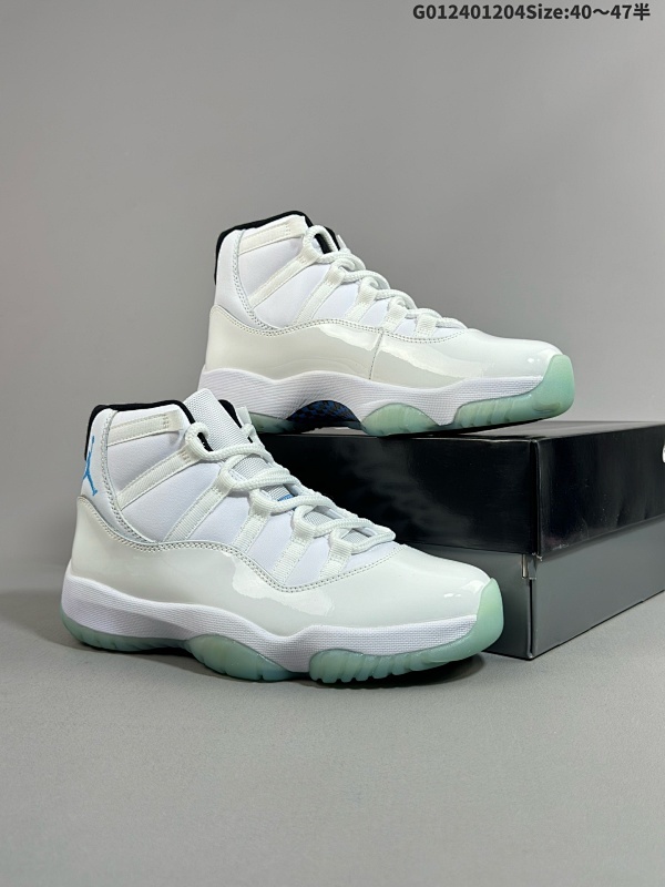 24040-47.5半 Air Jordan 11 Retro High "Legend Blue" 高帮 传奇蓝 AJ11 货号CT8012-104