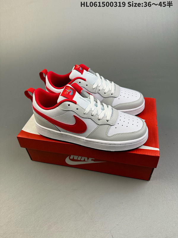 150 公司级耐克Nike Ebernon Low PRM 红白复古低帮休闲板鞋  货号:FZ5525-161  ID: HL061500319 Size:3645半