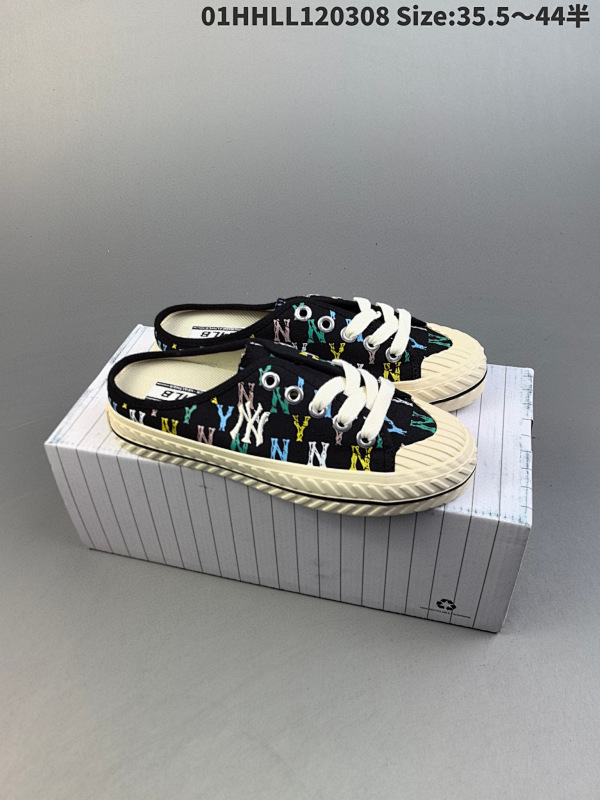 110 真标带半码 MLB Playball Mule Monogram 半托 低帮货号3AMUM212N-50BLL01HHLL120308 Size:35.544半