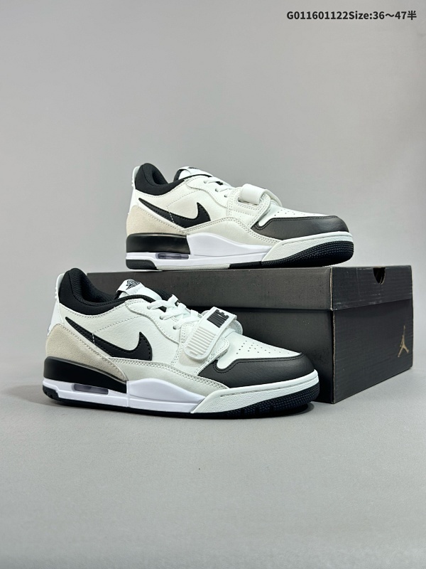 16036-47.5半  Air Jordan Legacy 312 Low "Panda" 低帮 黑白熊猫 AJ312货号HV1811-101