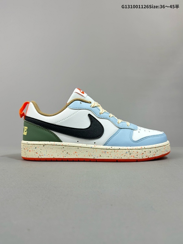 10036-45半 Nike Court Borough Low 低帮百搭透气休闲运动板鞋男女鞋 经典耐用的设计货号DX6052-101