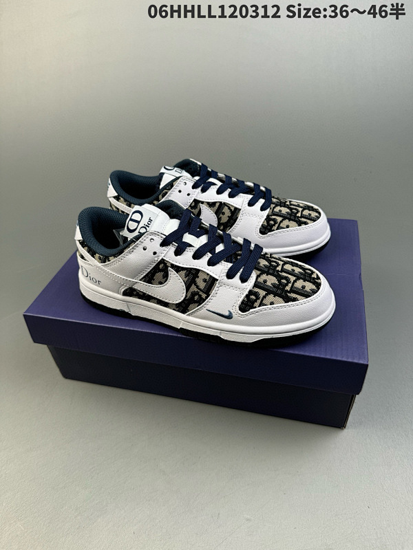 160 真标带半码 Dior x Nike Dunk Low 迪奥 x 耐克06HHLL120312 Size:3646半货号DR9158-007