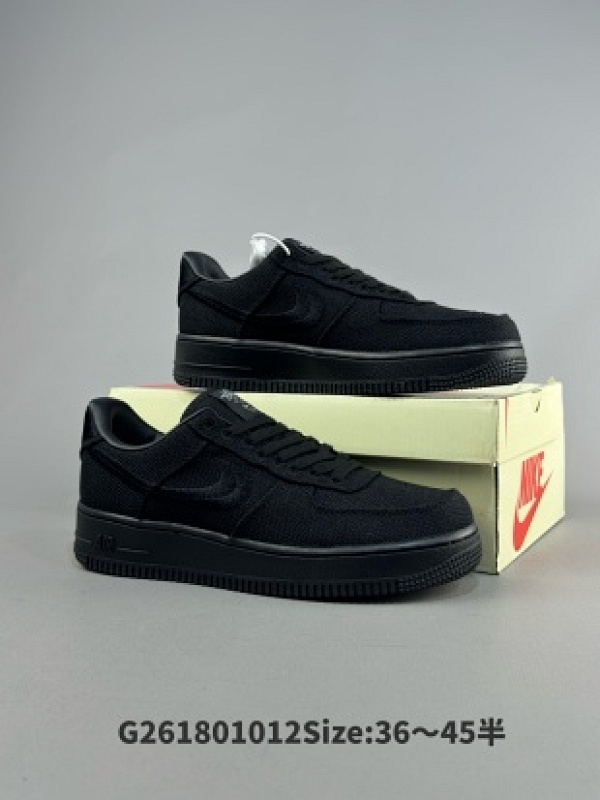 公司级 Stussy x Nike Air Force 1 '07 斯图西联名货号CZ9084-001OG