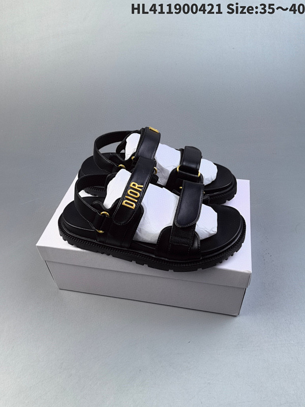 190 广东原产 迪奥/DIOR2023最新款凉鞋  这款混种羊皮 DiorAct 凉鞋款式时尚大底tpu原版大底HL411900421 Size:3540