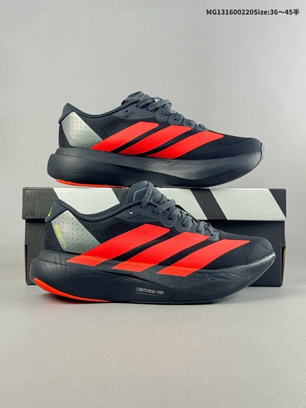 16036-45半 公司级阿迪达斯 Adidas Adizero Adios Pro 4 舒适防滑耐磨 低帮 休闲跑步鞋 男女款货号JR3414