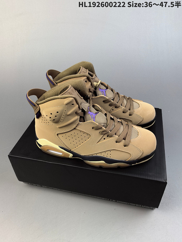 260 公司级耐克Nike Air Jordan 6 RetroGeorgetown 乔丹AJ6代复古休闲文化篮球鞋 官方货号#FD1643-ID:HL192600222 Size:364300