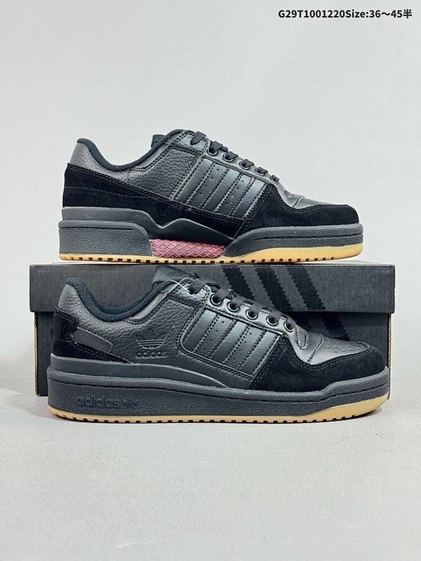 特价10036-45半  Adidas Forum 84 Low ACE三叶草低邦经典魔术贴复古板鞋货号: HP9088