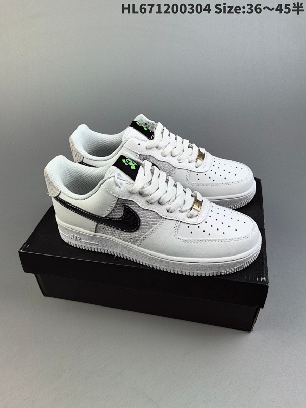 120 Nike Air Force 1 AF1  原楦头原纸板 打造纯正空军版型  #专注外贸渠道 货号DA3493 100HL671200304 Size:3645半