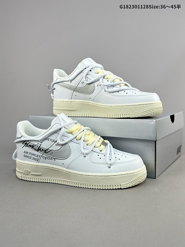 23036-45半 公司级NIKE AIR FORCE 107 LV8 原楦头原纸板 打造纯正低帮空军版型 专注外贸渠道 全掌内置蜂窝气垫  原盒配件货号:ZH0316-05