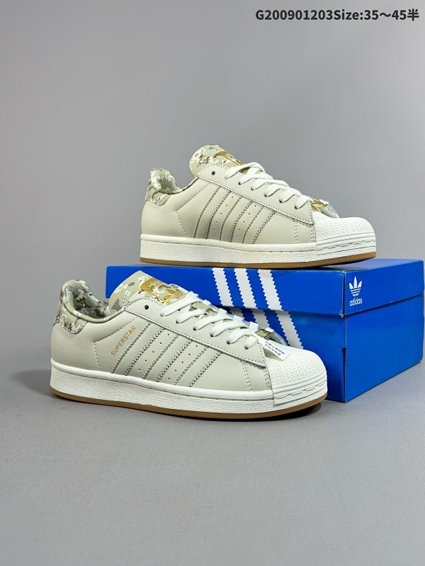 集合 9035.5-40半 阿迪达斯Adidas三叶草 Originals Superstar Pride RM贝壳头系列低帮经典百搭休闲运动板鞋