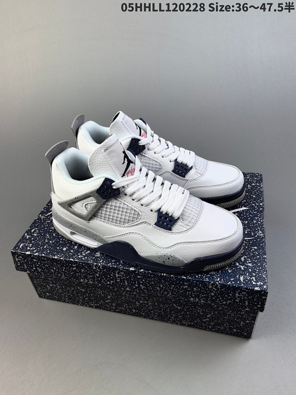150真标带半码 Air Jordan 4 Retro "Midni05HHLL120228 Size:3647.5半货号DH6927-140