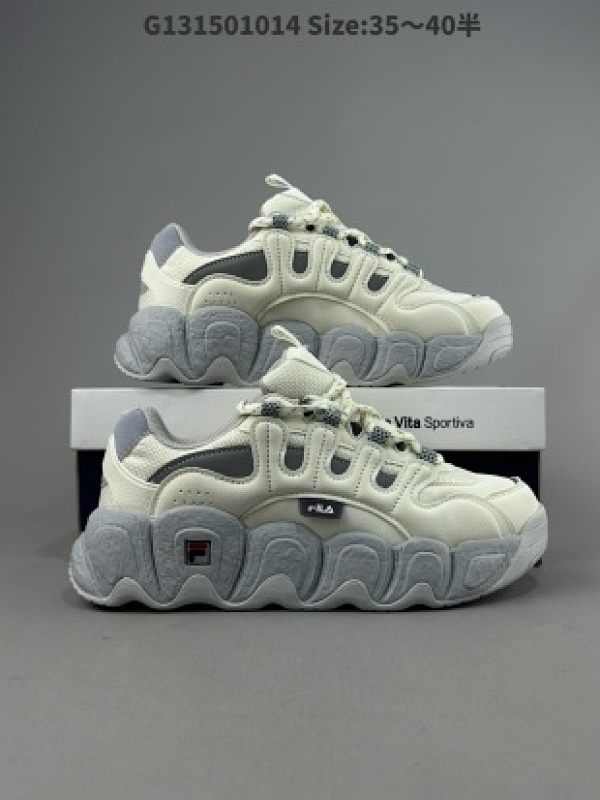 公司级FILA斐乐 冬季新款老爹鞋 休闲鞋厚底面包鞋运动鞋 货号:F12W441102FWA