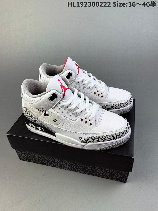 230 公司级Air Jordan 3 Retro Hide and Sneak 白灰棕ID:HL192300222 Size:3646半货号AV6683-160