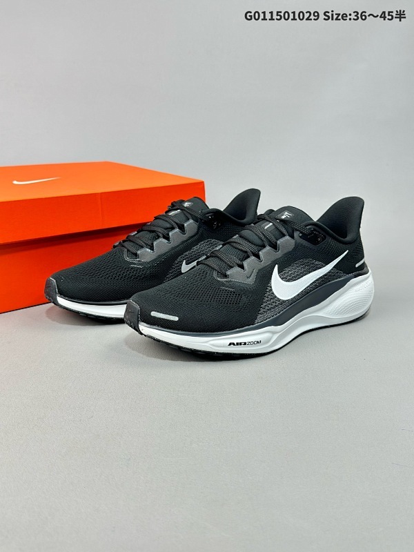 15036-45半 Nike Air Zoom Pegasus 41 耐克 飞马41代 低帮 黑白 舒适百搭双层织物耐磨透气低邦货号FD2722-002