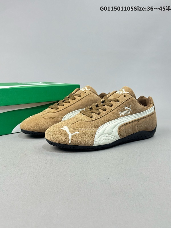 15036-45半 PUMA Speedcat Archive 彪马 低帮 棕白 男女同款 防滑耐磨低邦训练鞋生活休闲鞋赛车鞋货号398847-02