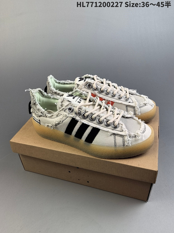 160 公司级Adidas 阿迪达斯 Campus 80S 三叶草校园休闲板鞋 经典百搭情侣板鞋  官方货号ID4818     ID:HL771600227 Size:3645半