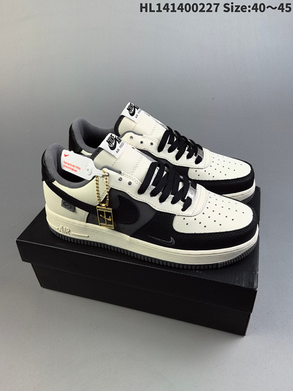 140 耐克Nike Air Force 1 Low  空军一号 AF1 低帮百搭休闲运动板鞋货号AJ7747-100 编码 HL141400227 Size:4045