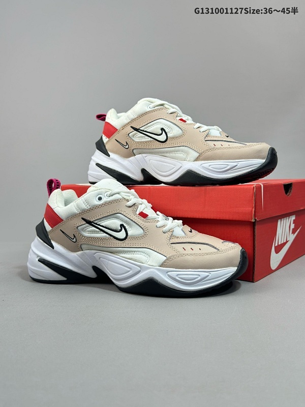 10036-45半 耐克 Nike M2K Tekno 男女子运动鞋厚底老爹鞋经典复古休闲慢跑鞋货号AO3108-205