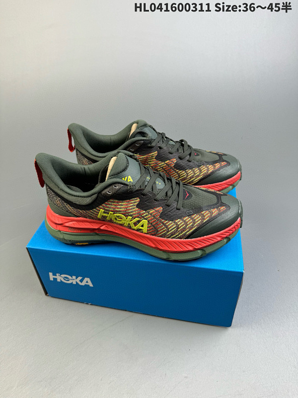 160 公司级HOKA ONE M MAFATE SPEED 4余文乐同款 机能缓震跑鞋 1129930  ID: HL041600311 Size:3645半