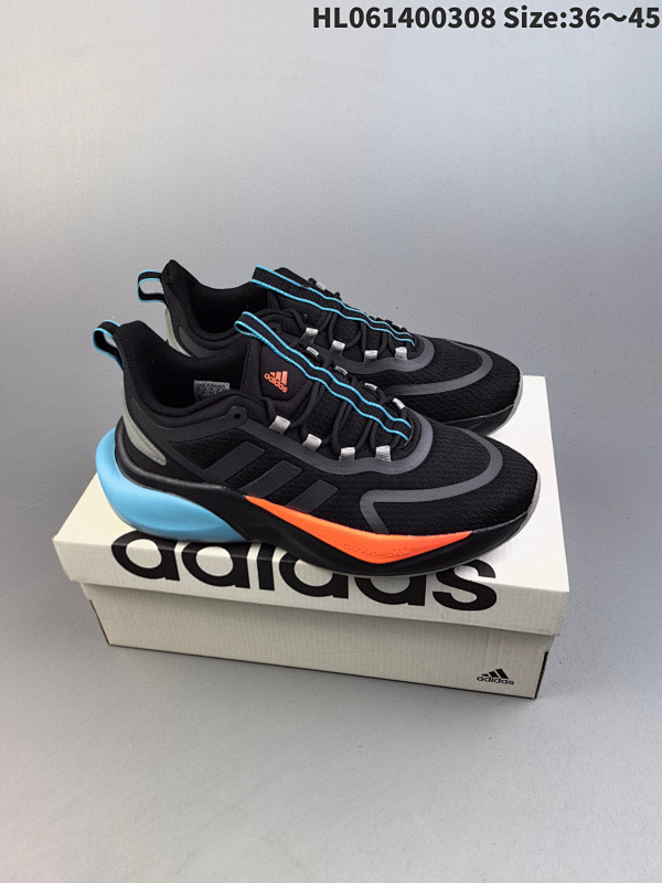 140  Adidas AlphaBounce +  阿尔法公司级真标网面休闲跑步鞋 货号HP6154HL061400308 Size:3645
