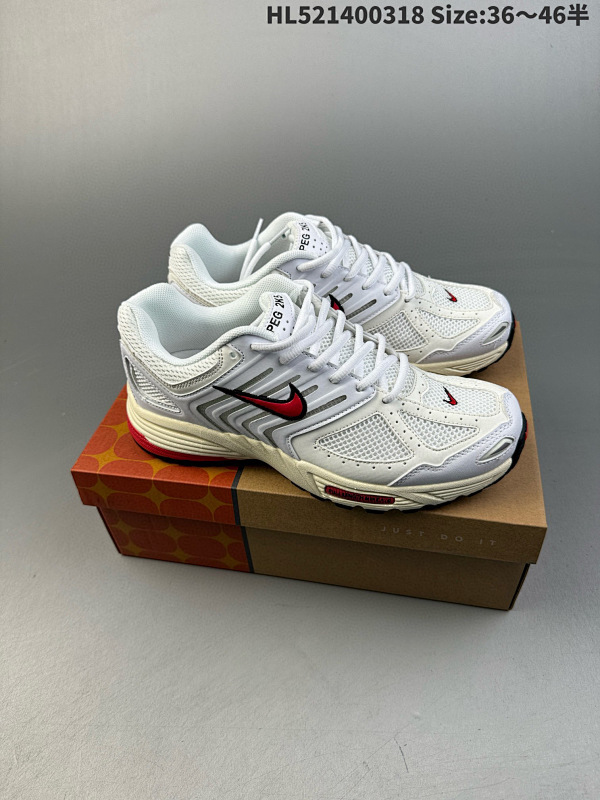 140 耐克NK AIR PEGASUS 2K5 舒适百搭耐磨透气低帮跑步鞋时尚厚底老爹鞋 FJ1909-100 编码 HL521400318 Size:3646半