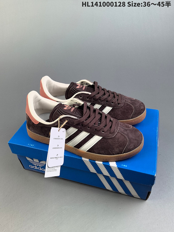 100  adlidas originals Gazelle Indoor  这款阿迪达斯运动鞋是货号IG0672   HL141000128 Size:3645半