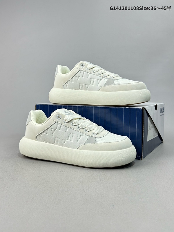 12035-44半 MLB Chunky Liner Basic 人气单品学长鞋系列轻量增高厚底百搭休闲运动板鞋款号3ASXBMN4NSP001