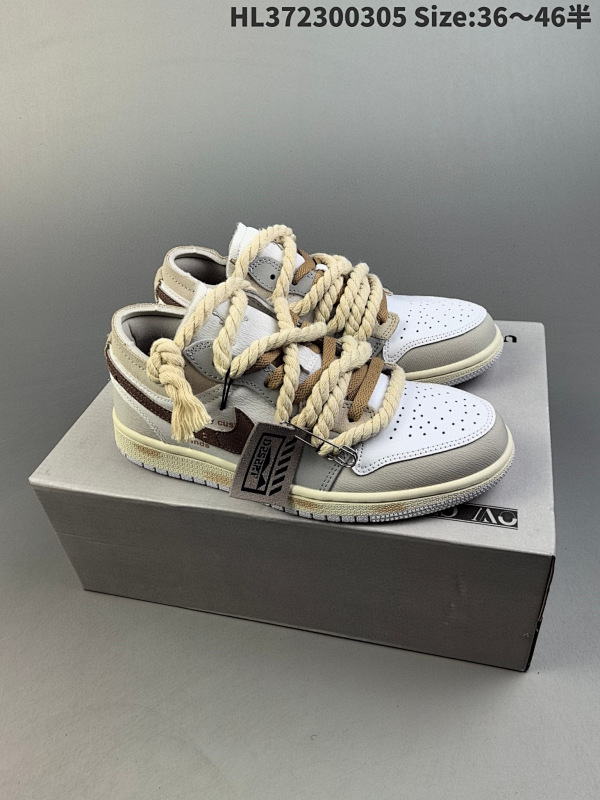 230 公司级Air Jordan 1 Low SE Craft"Nside Out"AJ1乔丹一代ID:HL372300305 Size:3646半货号FB9139-002