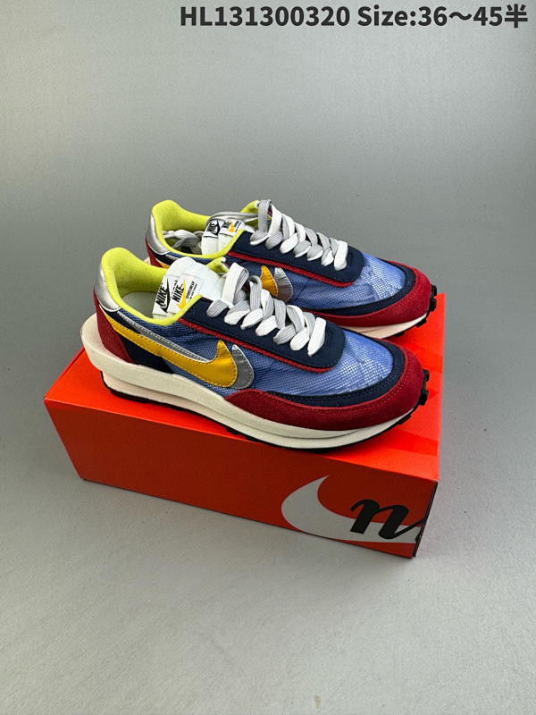 130   真标半码 日式解构美学SACAI联名  NIKE LDV Waffle重叠设计HL131300320 Size:3645半货号BV0073-300