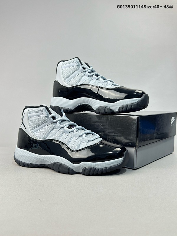 35040-48.5半   有45.5码Air Jordan 11 Retro "Black Grey" 高帮 黑灰 AJ11货号CT8012-005 货号378037-134