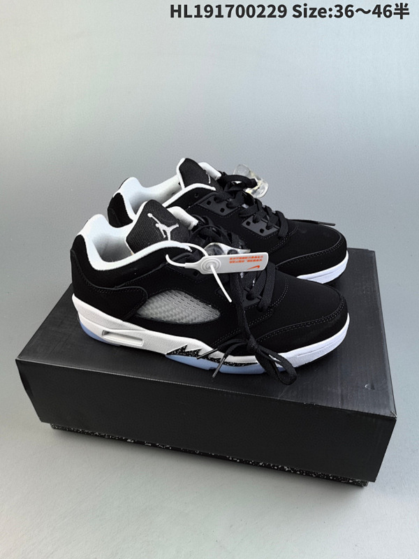 170 公司级Nike Air Jordan Retro 5 原装配色 乔丹AJ5代低帮复古休闲文化篮球鞋ID:HL191700229 Size:3646半货号440890-035