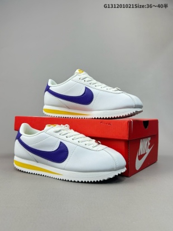 耐克Nike Classic Cortez 全新配色 经典轻便舒适男子阿甘鞋休闲跑步鞋运动鞋货号:DM0950-105