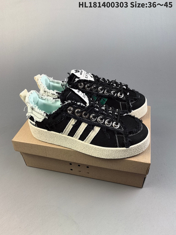 140 Song For The Mute x Ad Originals Campus 80s 联名款 三叶草低帮休闲鞋 货号: ID4792HL181400303 Size:3645