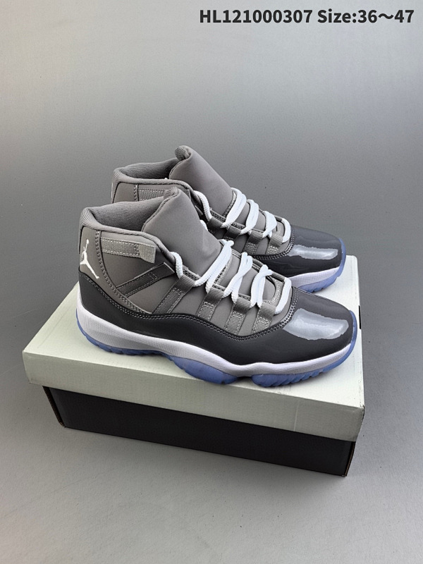 100 Air Jordan 11 Retro Cool Gry高帮 酷灰HL121000307 Size:3647男货号CT8012-005  女货号378038-005