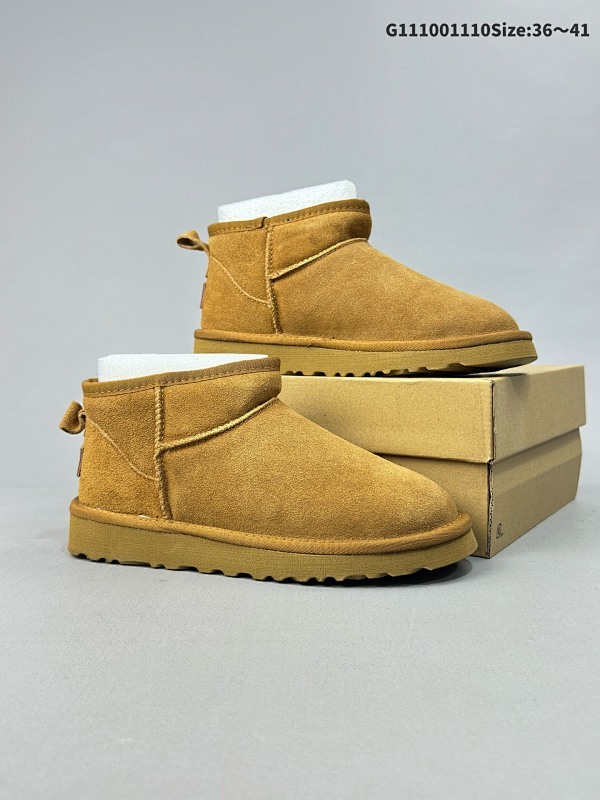 10036-41 UGG Classic Ultra Mini 周冬雨 王一博同款 薄底短款雪地靴 小红书爆款官方货号W/1116109 W CLASSIC