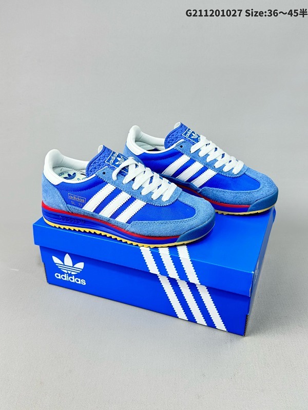 阿迪达斯Adidas SL 72 RS 三叶草复古休闲跑步鞋休闲运动鞋 货号:IG2132