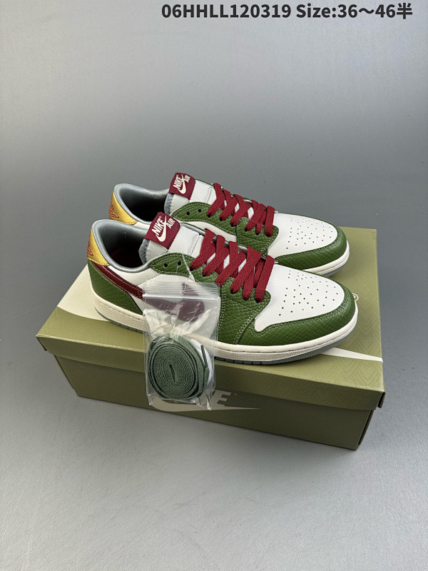 160头层带半码 Air Jordan 1 Low OG "Year 06HHLL120319 Size:3646半货号FN3727-100